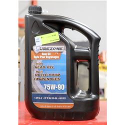 FOUR 4.73L BOTTLES OF PUREZONE 75W-90
