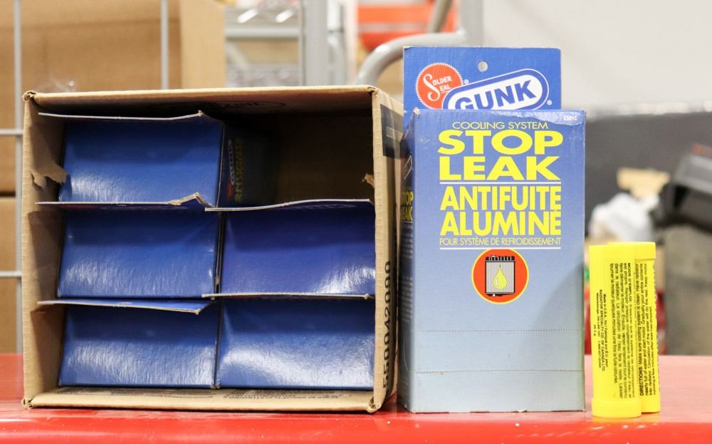 CASE OF GUNK COOLING SYSTEM STOP LEAK