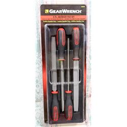 GEARWRENCH 4PC HANDLED FILE SET