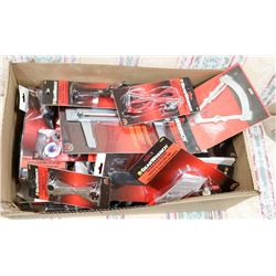 LARGE BOX OF ASSORTED VEHICLE TOOLS INCL BRAKE