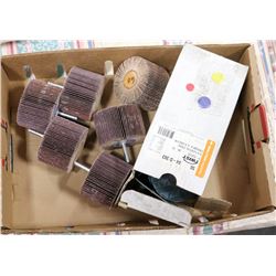 LOT OF ASSORTED ABRASIVE DISCS