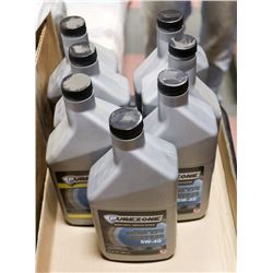 LOT OF 7 ASST PUREZONE 5W-40 MOTOR OIL