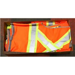 LARGE BOX OF HI VIS VESTS