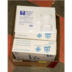 LOT OF 6 EYE WASH STATIONS, 2 WITH BOTTLES