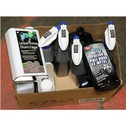 BOX W/ KLEENFLO CARPET KLEEN, KLEEN-FLO ARMASHELL