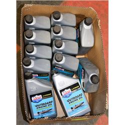 BOX OF LUCAS 4 STROKE OUTBOARD ENGINE OIL