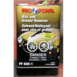 LOT OF 4 PROFORM WAX AND GREASE REMOVER