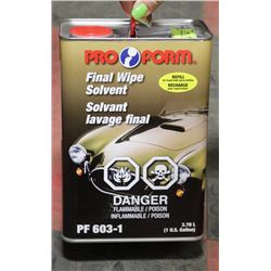 LOT OF 4 PROFORM FINAL WIPE SOLVENT