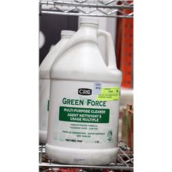 LOT OF 2 CRC GREEN FORCE MULTI PURPOSE CLEANER