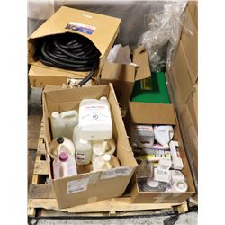 PALLET OF PARTS STORE CLOSURE SUPPLIES