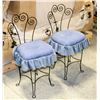 Image 1 : UNCLAIMED MERCHANDISE! PAIR OF METAL SIDECHAIRS