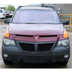 UNRESERVED! 2001 PONTIAC AZTEK