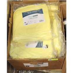 CASE OF UNIVERSAL SIZE YELLOW FLUID RESISTANT