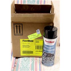 CASE OF PLASTIKOTE  ENGINE ENAMEL UNIVERAL BLACK