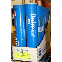 LOT OF 10 CHEVRON DELO 14OX GREASE RP.
