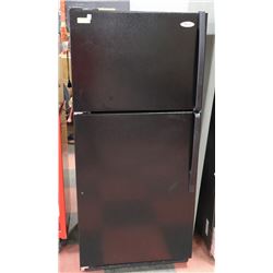 WHIRLPOOL TOP FREEZER BLACK FRIDGE