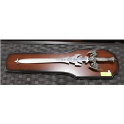 DRAGON WING HANDLED SWORD - COMES WITH WALL
