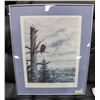 Image 1 : FRAMED SIGNED AND NUMBERED WARD TRAVES 'EAGLES
