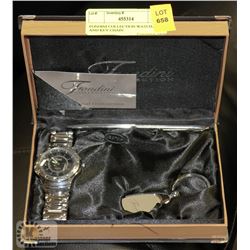 FONDINI COLLECTION WATCH, PEN AND KEY CHAIN