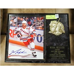 MARK MESSIER 5 TIME STANLEY CUP CHAMPION AUTOGRAPH