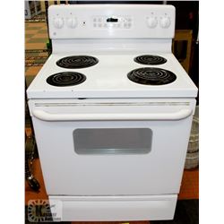 ESTATE GE COILTOP STOVE WITH SELFCLEAN