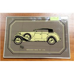 MERECEDES BENZ MIRROR 1926 DISPLAY.