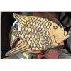 Image 1 : WOODEN FISH, 25"X19"