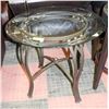 Image 1 : GLASS TOP END TABLE, 26"X22"
