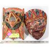 Image 1 : PAIR OF WOOD CARVINGS