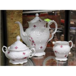 VINTAGE 5PC WAWEL COFFE/TEA SET - ROSE GARDEN .