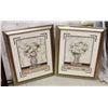 Image 1 : SET OF 2 WHITE FLOWER PICTURES