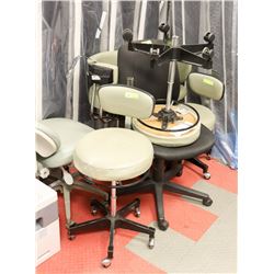 LARGE LOT OF DENTIST OFFICE CHAIRS