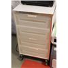 Image 1 : 4 DRAWER STORAGE CART ON WHEELS,