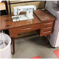 SEWING MACHINE WITH CABINET