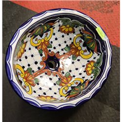 TALAVERA BATHROOM SINK.