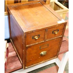 ANTIQUE FILE CABINET OUT OF A  HARDWARE STORE