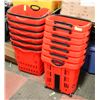 Image 1 : LOT OF 13 ROLLING SHOPPING CARTS