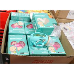 CASE OF GLASS BOTTLES