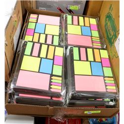 CASE OF POST IT PAPER NOTES