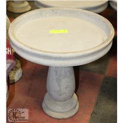 CONCRETE BIRDBATH 2 PIECE 14" X 14"