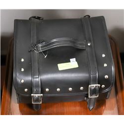 BLACK MOTORCYCLE BAG
