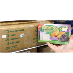 CASE OF FROZEN MINI SPRING ROLLS WITH PURPLE YAM