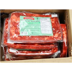 CASE OF FROZEN CURED PORK IN SAUCE