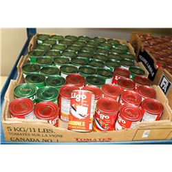 LARGE FLAT WITH SARDINES IN TOMATO SAUCE AND