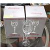 Image 1 : SET OF 8 BUTTER CUP WINE GOBLETS