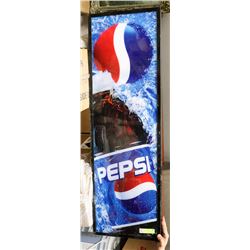 LIGHTBOX PEPSI COOLER SIGN