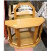 Image 1 : CURIO CABINET (36.5"X12.5"X29.5") W/ MATCHING