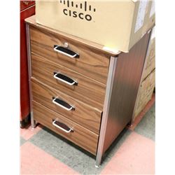 4 DRAWER STAND, NO KEY (21"X18"X30")