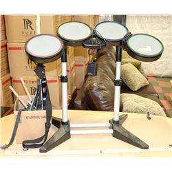 PLAYSTATION DRUM AND GUITAR SET WITH MICROPHONE