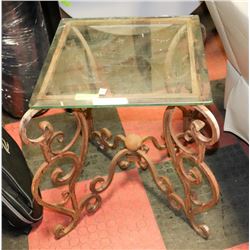HANDMADE WROUGHT IRON GARDEN TABLE